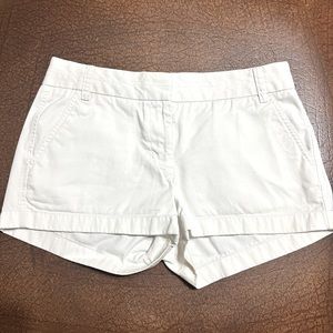 J.Crew women’s Chino shorts, size 4, white